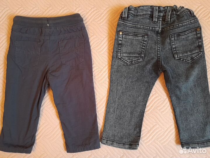 Джинсы на мальчика 74 80