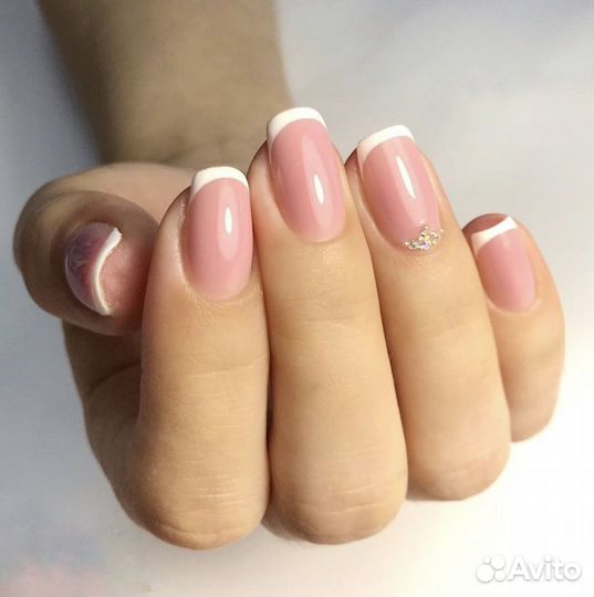 Наращивание ногтей, гель лак