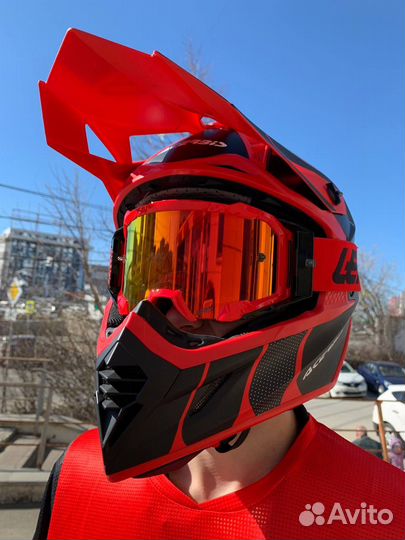 Мотошлем Acerbis X-track кроссовый, облегченный