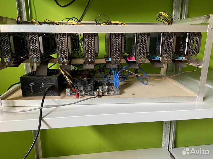 Ферма для майнинга geforce RTX 3070 8gb