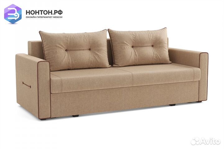 Диван еврокнижка Оригами бежевый