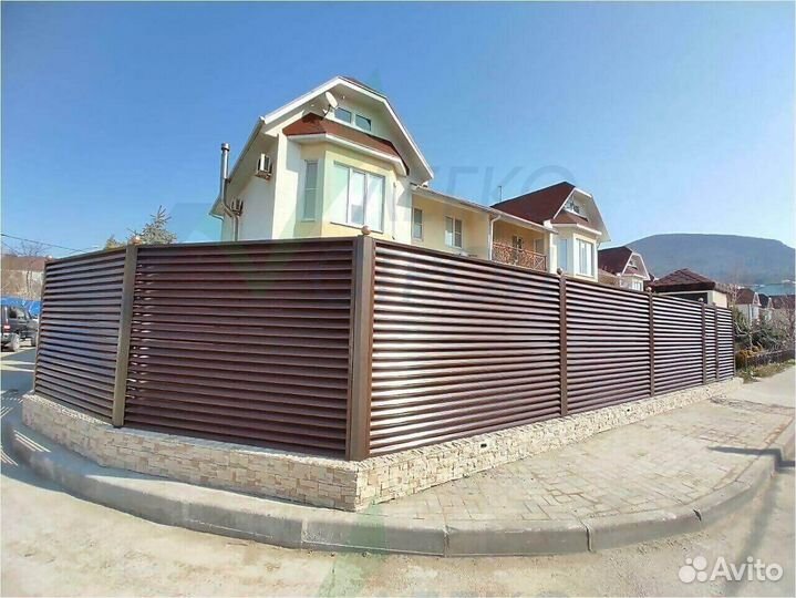 Забор жалюзи