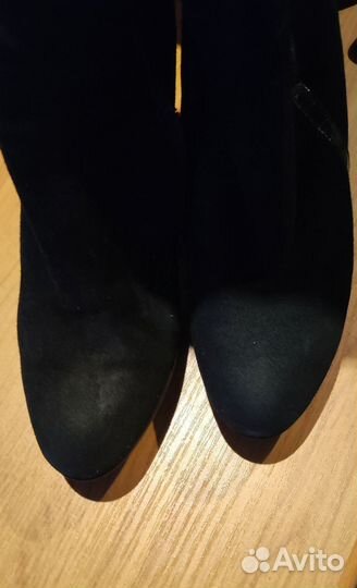 Сапоги зимние р-р 39 (ботфорты)