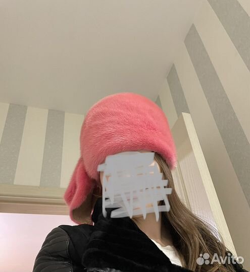 Шапка норковая женская