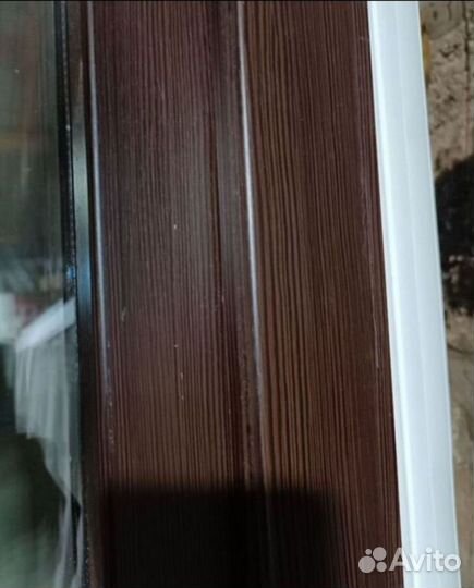 Окно пвх 152*175см с улицы ламинация под дерево
