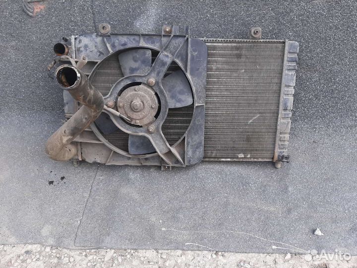 Приора радиатор охлождения в сборе
