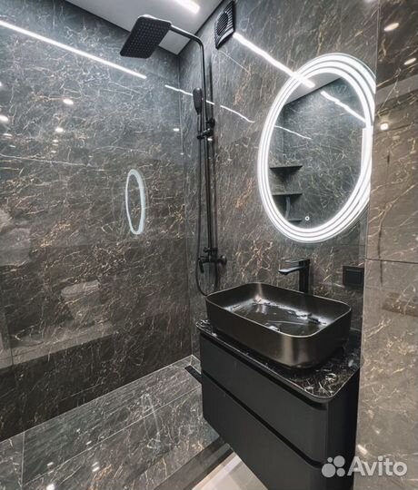 Ремонт ванной комнаты под ключ частники