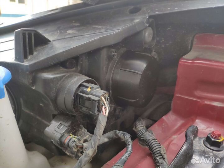 Увеличенные крышки фар KIA rio