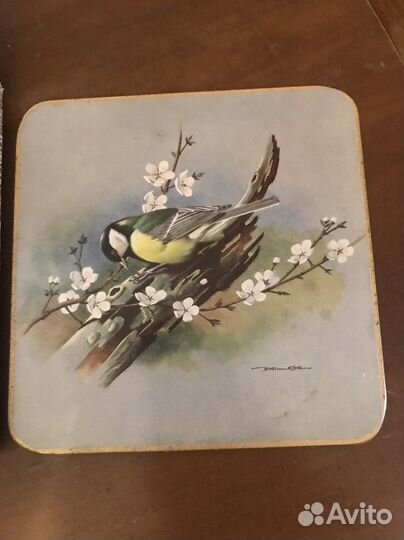 Подставочки под кружки бокалы Англия набор 6 шт