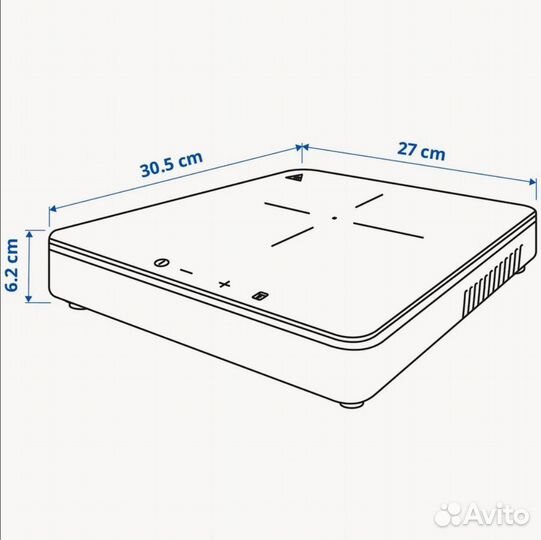 Индукционная портативная плита икеа