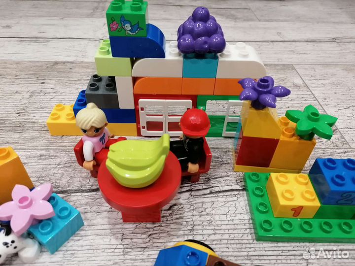 Lego duplo + аналог разные кубики и фигурки