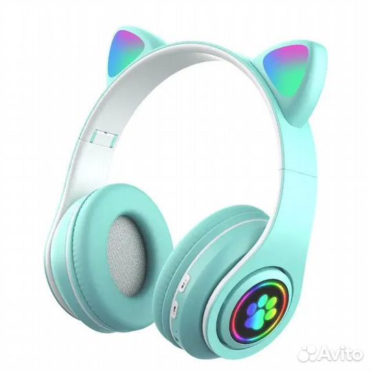 Беспроводные наушники кошачьи ушки