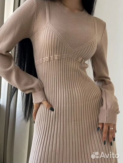 Платье трикотажное женское