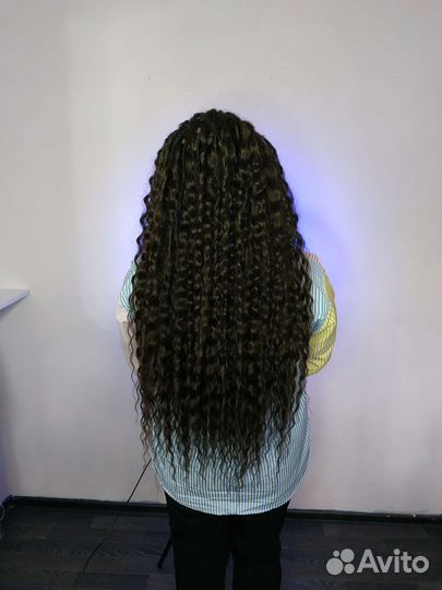 Афроплетение брейды афролоконы