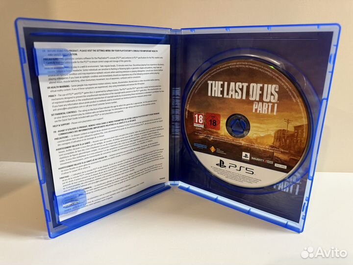 The last of us part 1 ps5 диск