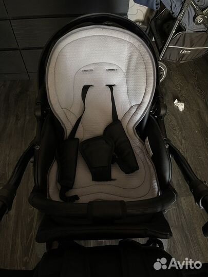 Коляска 2 в 1 эко кожа