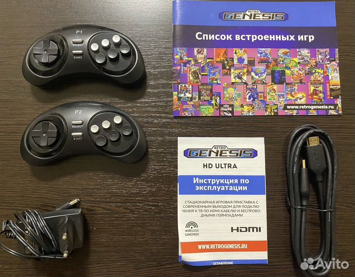 Приставка(sega) retro genesis hd ultra 225 игр