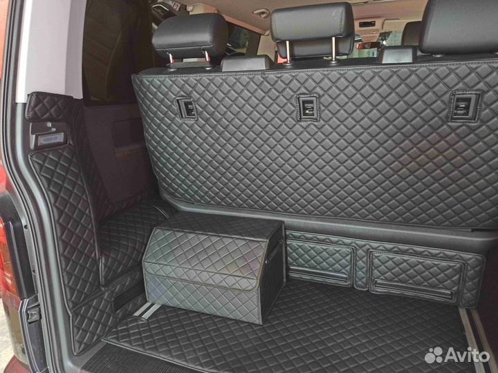 3Д (3D) коврики из экокожи volkswagen multivan