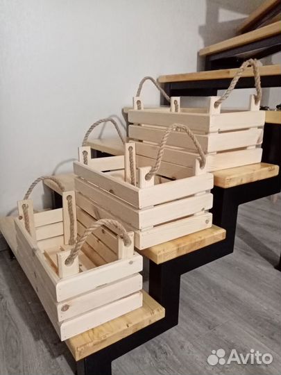 Ящики деревянные декоративные