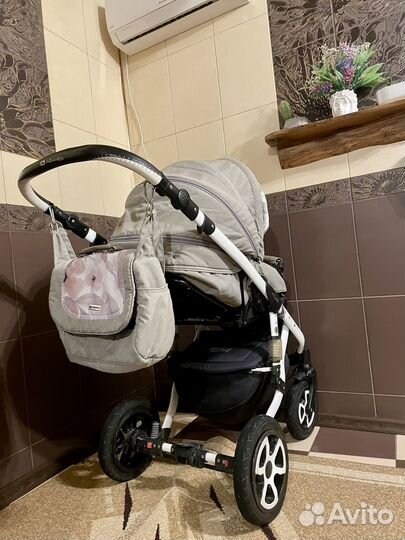 Детская коляска Adamex Barletta Акварель 2 в 1