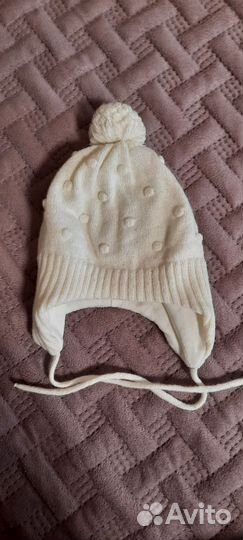 Шапка зимняя для девочки 44 46