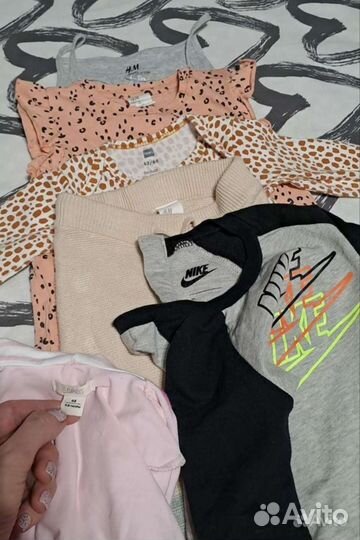 Одежда для девочки 68 Nike, H&M
