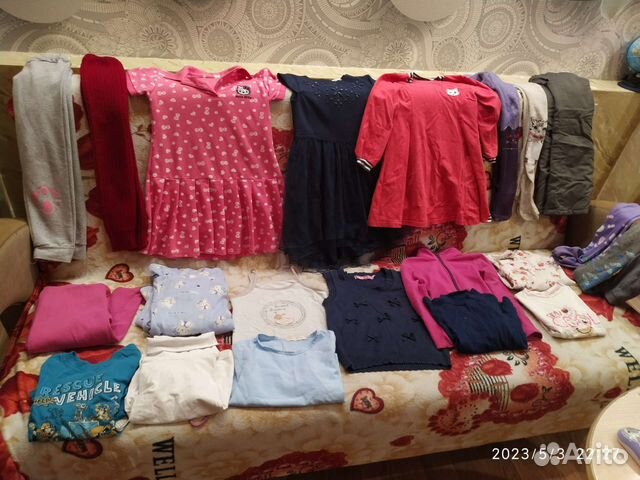 Вещи пакетом на девочку 116