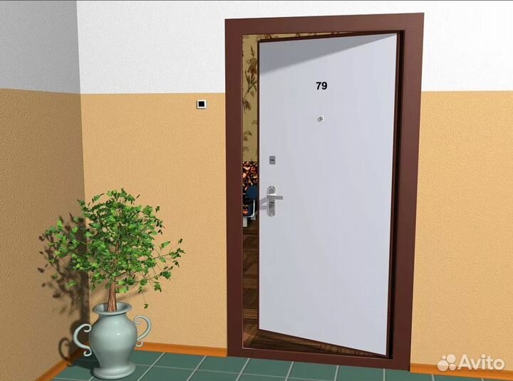 Любые входные двери с внутренним открыванием