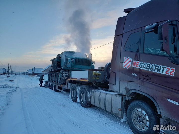 Перевозка негабаритных грузов - аренда трала