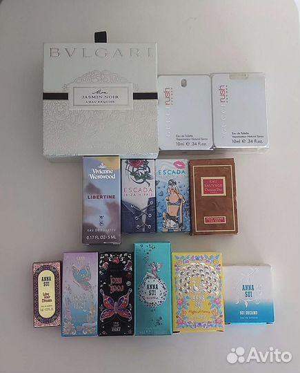 Gucci, bulgari,christian dior миниатюры винтаж