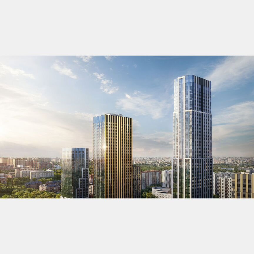 3-к. квартира, 72,2 м², 14/48 эт.