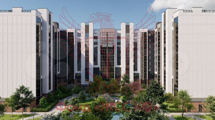 2-к. квартира, 69,4 м², 6/10 эт.