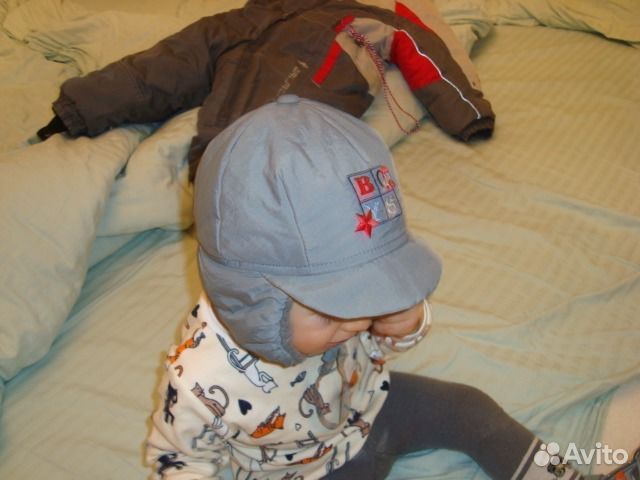 Демисезонная шапка непродуваемая р.45