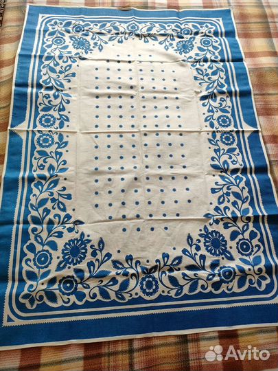 Полотенца х/б, скатерть, салфетки лен времён СССР