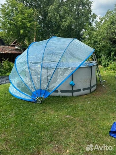 Купольный тент для бассейна