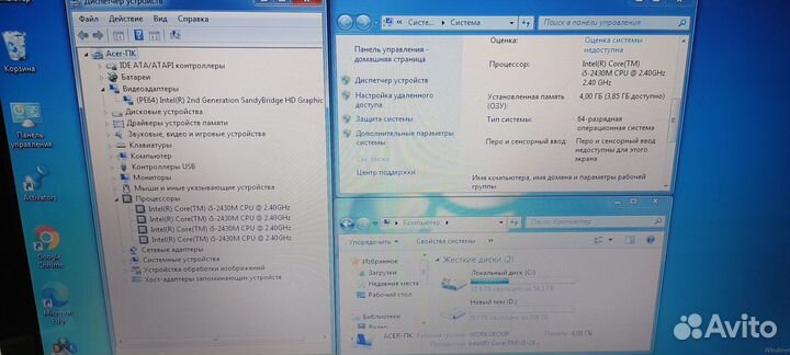 Ноутбук acer aspire 5830tg (P5lJ0)