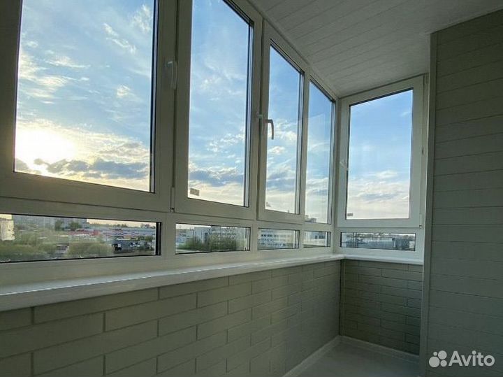 Остекление балконов и лоджий под ключ