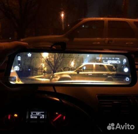 Регистратор в зеркале полноэкранный+камера з.в 67