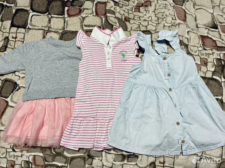 Пакет детских вещей на девочку 86-92