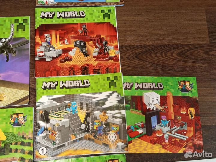 Lego minecraft россыпью