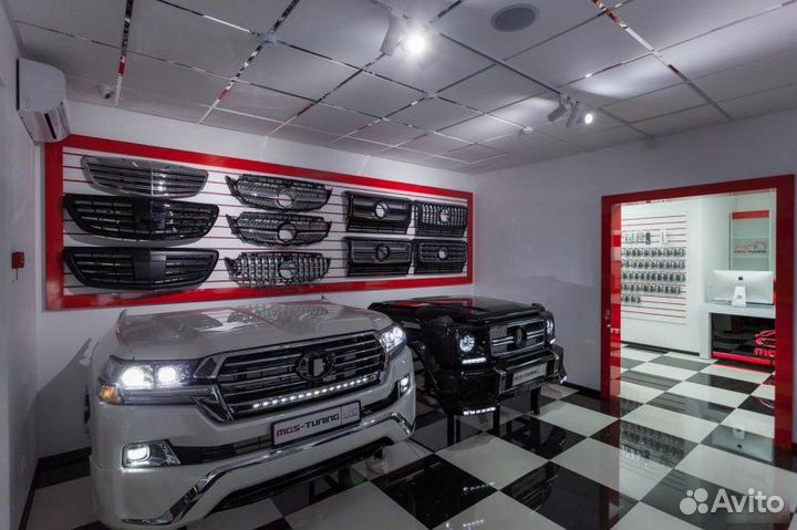 Диффузор Black 53AMG W213 + Звезда