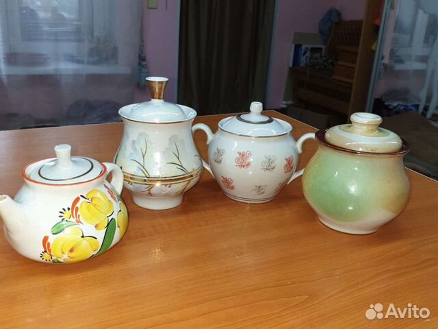 Сахарницы,чайники,ложки