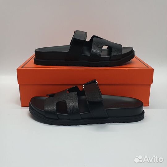 Топачки шлепанцы Hermes 36-39 (2 расцветки)