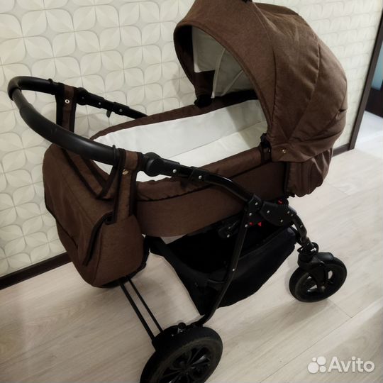 Коляска 2 в 1 бу Alis berta (коричневый)