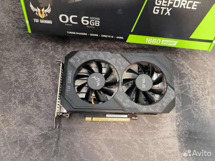 Видеокарта GTX 1660 Super 6Gb Asus Tuf Gaming