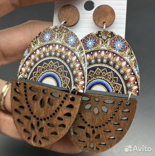 Серьги этно стиль