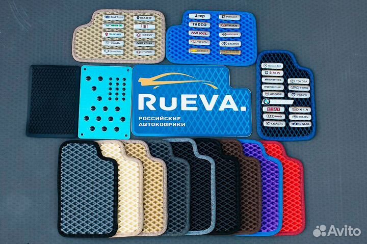 EVA Ева Эва коврики в авто за 1 час
