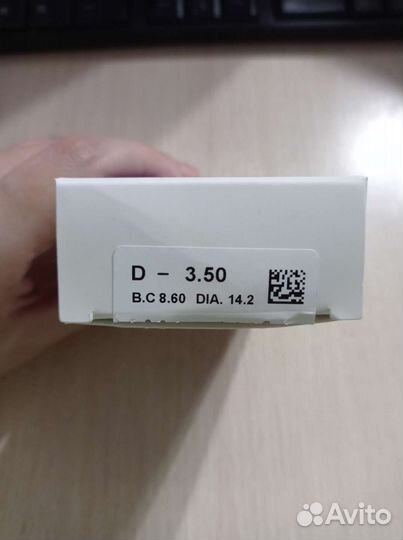 Линзы контактные Adria -3.50