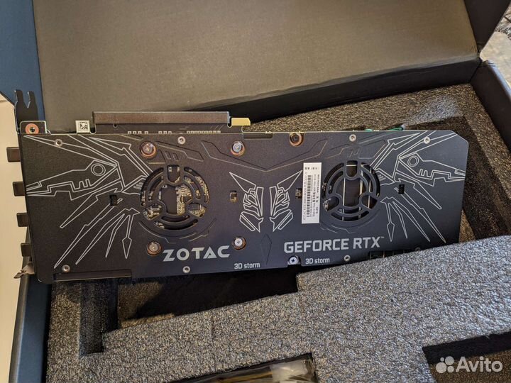 Видеокарта zotac 3060 ti (3-х кулерная, samsung)