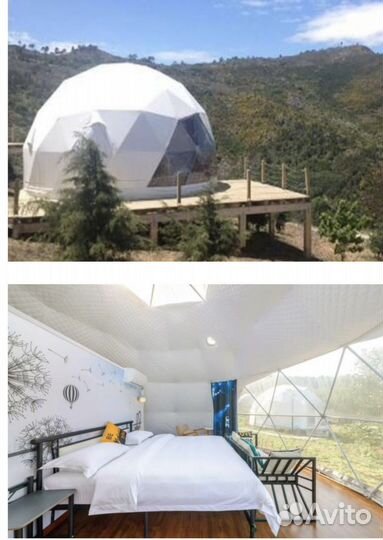 Глэмпинг сфера, геокупол, сферический шатер